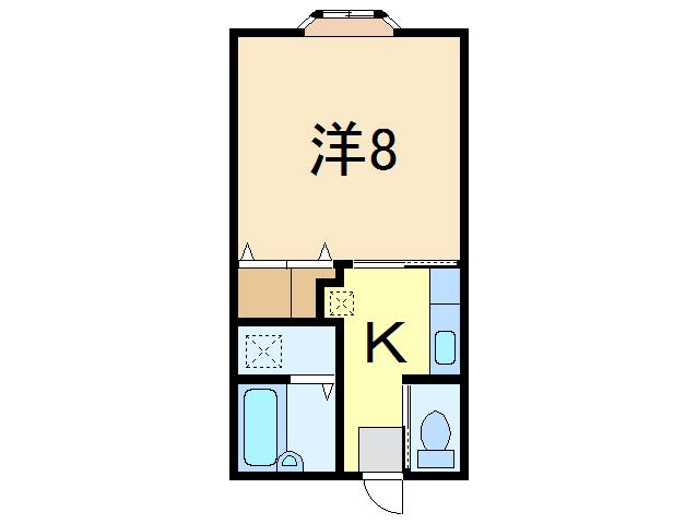 エクセレンス10(1K/1階)の間取り写真