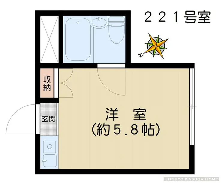 サンテラス茗荷谷 2階階 間取り