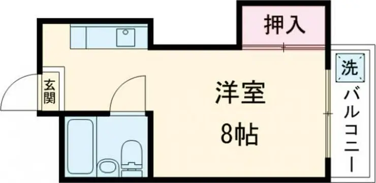 リトルウッドマンション新小岩 4階階 間取り