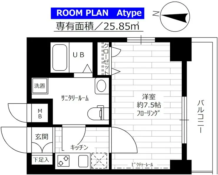 ステージファースト西巣鴨 8階階 間取り