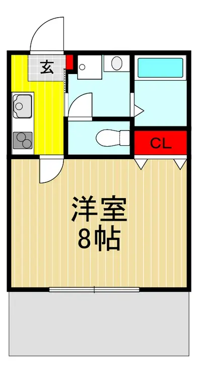 ハッピーハウス 1階階 間取り