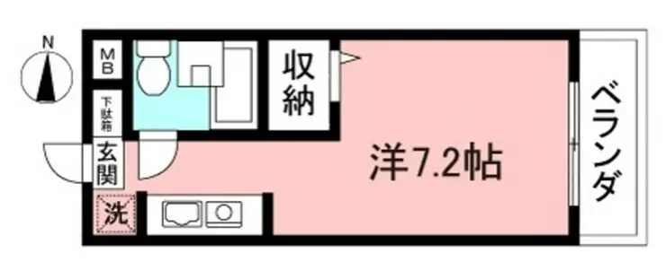 ジョイフル高井戸弐番館 1階階 間取り