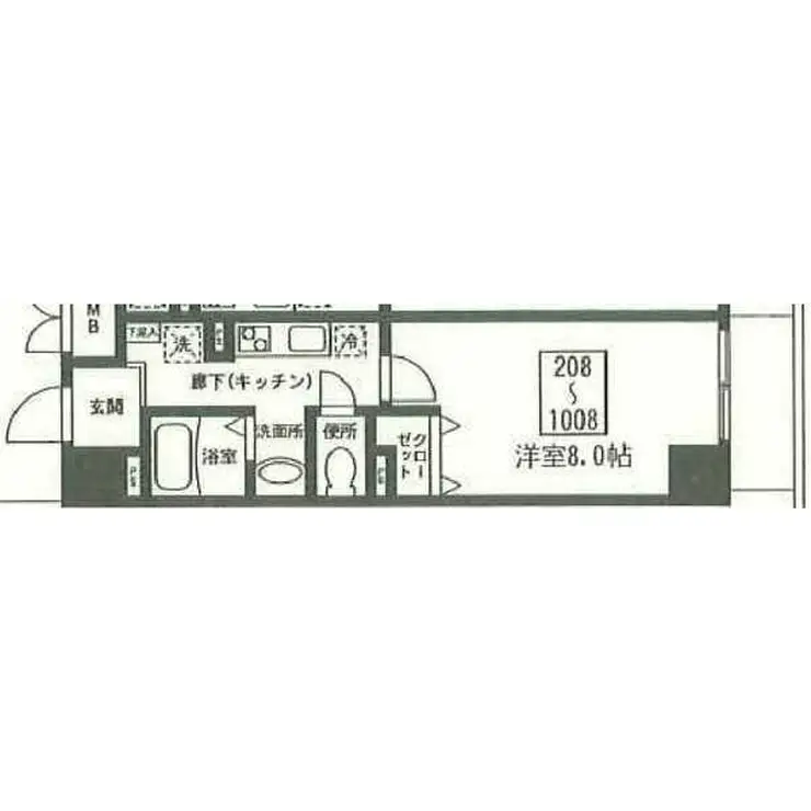 フォーシーズンズ八柱 2階階 間取り