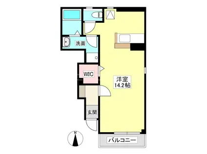 メゾン・ド・アンジュ(ワンルーム/1階)の間取り写真