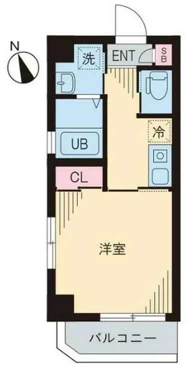 アーク五反田 4階階 間取り