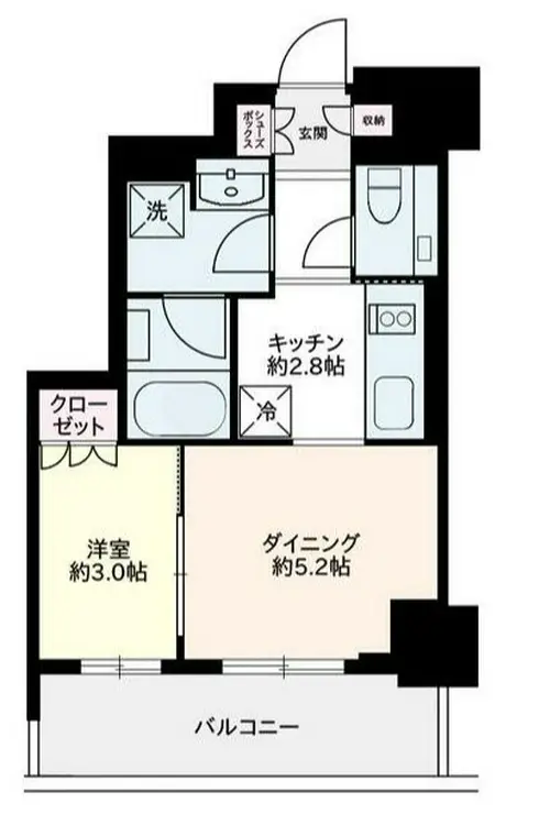 品川タワーレジデンス 7階階 間取り
