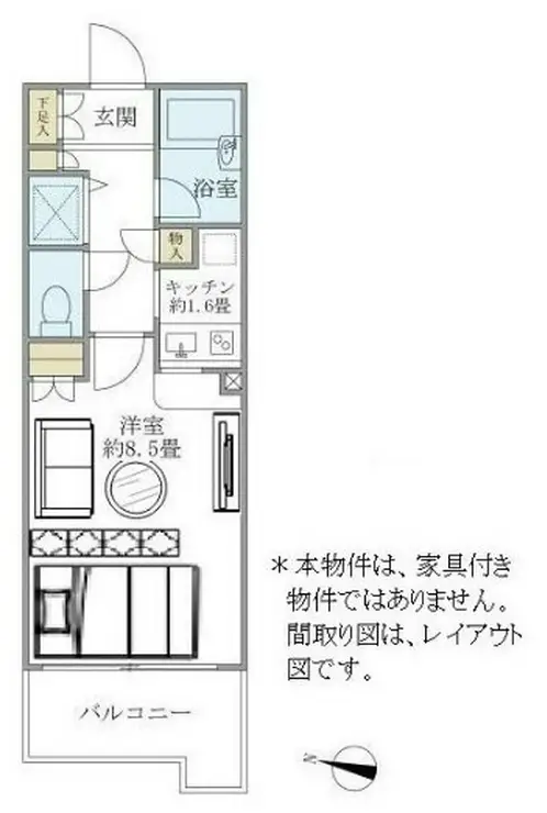 アールヴェール文京白山 2階階 間取り