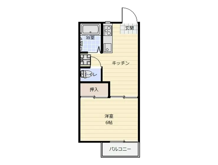 コーポラス志木 1階階 間取り