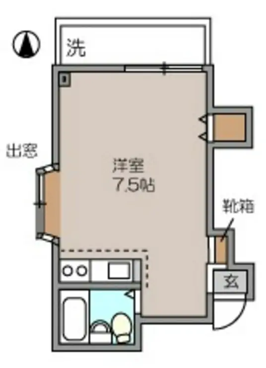 あらいコーポ 3階階 間取り