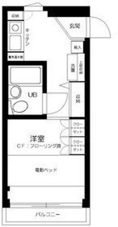 ピアレス上池袋 3階階 間取り