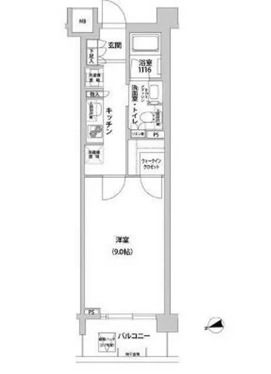 コンフォリア目黒青葉台 2階階 間取り