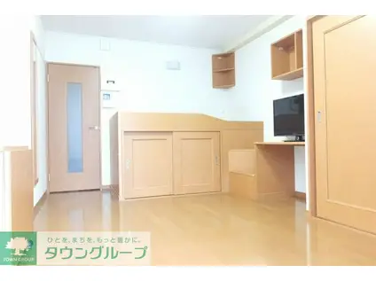 レオパレスメルベーユ(1K/1階)の間取り写真