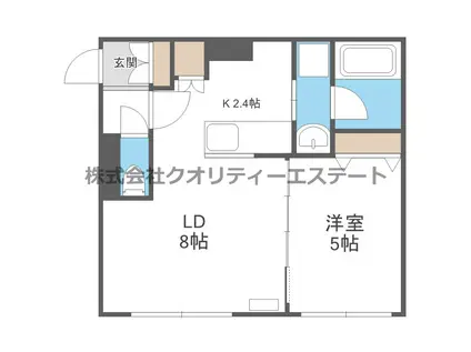 ガレット(1LDK/1階)の間取り写真