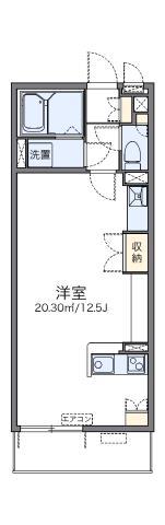 レオネクストルナ(ワンルーム/3階)の間取り写真