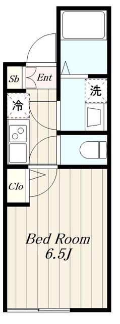 RISTIA海老名(1K/3階)の間取り写真