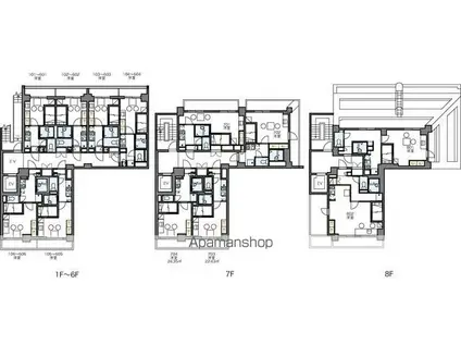 レオパレスFLAT浜松町(1K/7階)の間取り写真