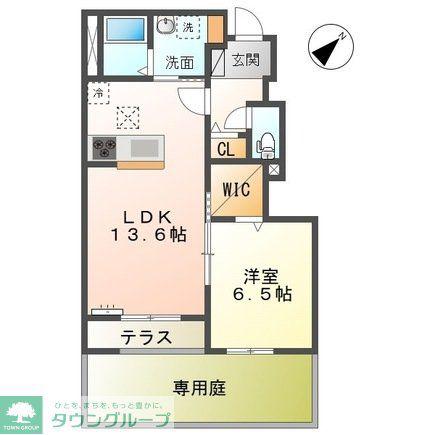 ＪＲ内房線 巌根駅 徒歩7分 2階建 新築(1LDK/1階)の間取り写真
