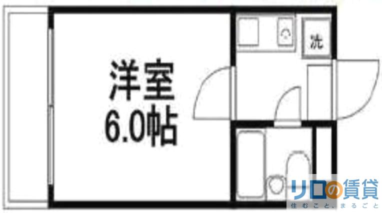ミフネセントラルベア東淀川(1K/7階)の間取り写真