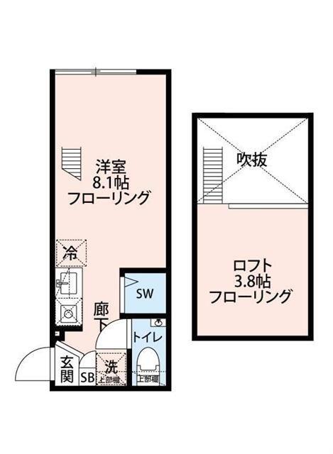 グランクオール大山(ワンルーム/3階)の間取り写真