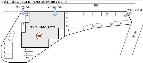 ファミールT.C ACTII(2LDK/2階)の間取り写真