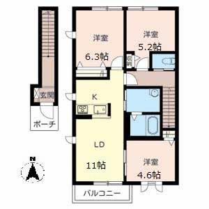 シャーメゾン花水木A棟