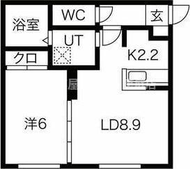 KENT COLLECTIONIII(1LDK/1階)の間取り写真