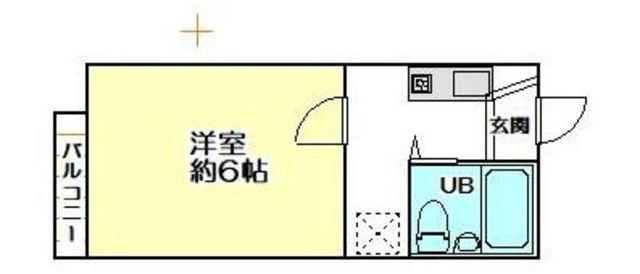 サンイーストハイツ(1K/1階)の間取り写真