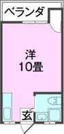メゾンラパース(ワンルーム/4階)の間取り写真