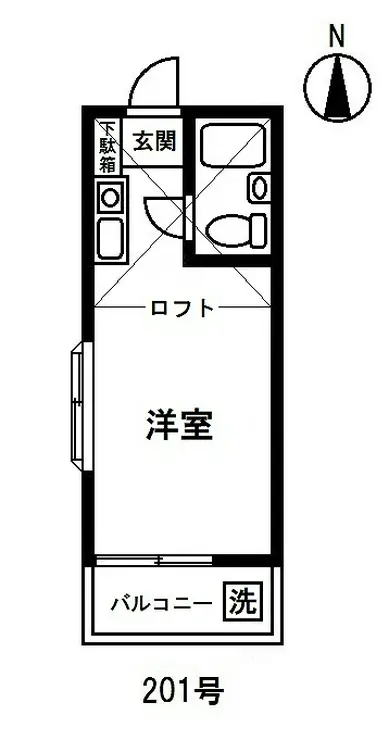 マインハイツ 2階階 間取り