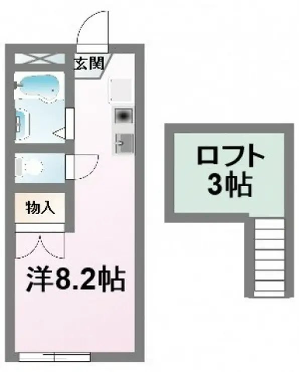 モンテクール清瀬 1階階 間取り