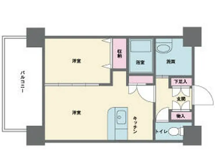 HF西新宿レジデンスEAST 7階階 間取り