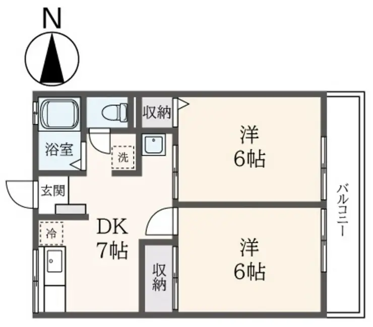 グランデール 2階階 間取り