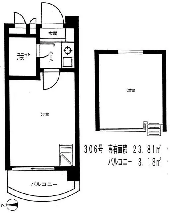 ドルフィン南馬込 3階階 間取り