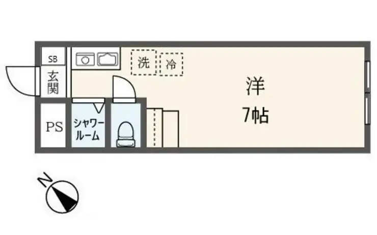 パークアベニュー小平2ND 2階階 間取り