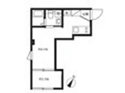 アピチェ田園調布(1DK/1階)の間取り写真