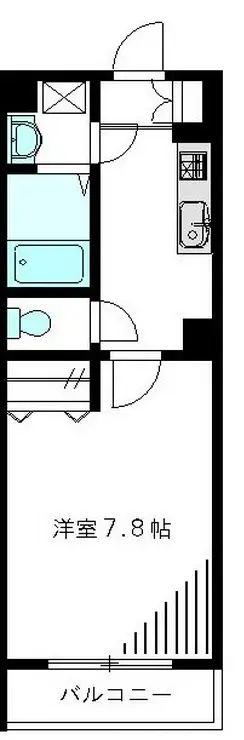 キャッスル・サカイ 3階階 間取り