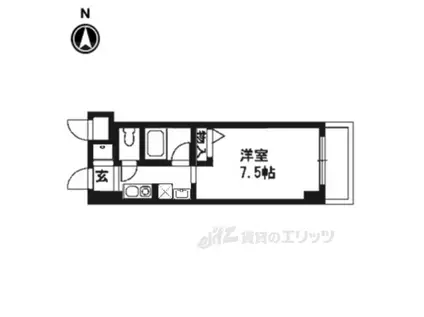 SUN-YOUビル(1K/2階)の間取り写真