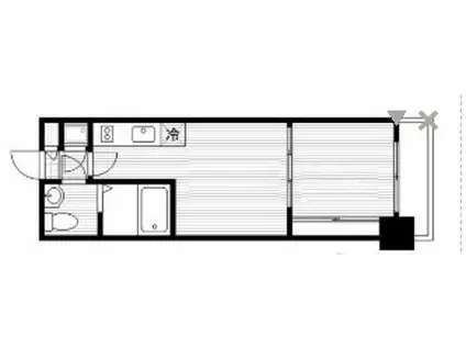 PROJECT NO.57 TOKYO MITO STREET(1DK/3階)の間取り写真