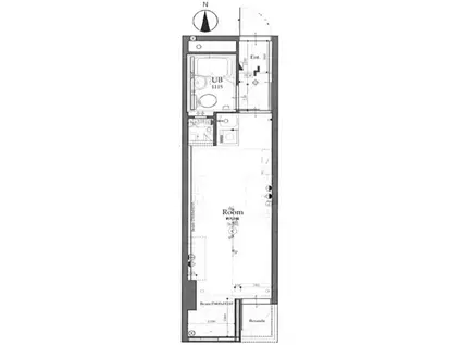 日興ロイヤルパレス元麻布(ワンルーム/3階)の間取り写真