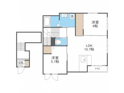 CONFORTINOIII(2LDK/2階)の間取り写真