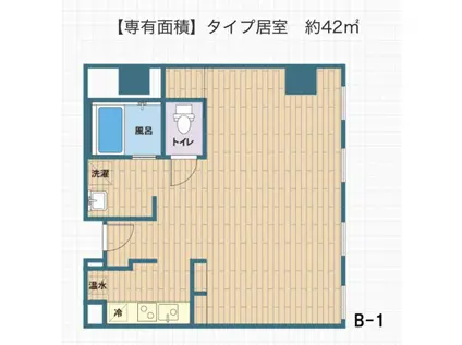 アマニカス(1K/3階)の間取り写真