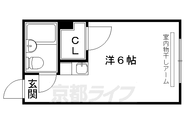 久保ビル(1K/3階)の間取り写真