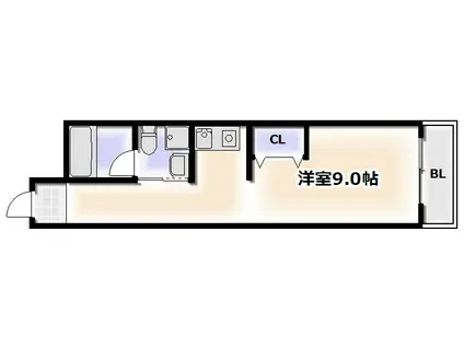 パ-ク・メゾン 一刻館(ワンルーム/4階)の間取り写真