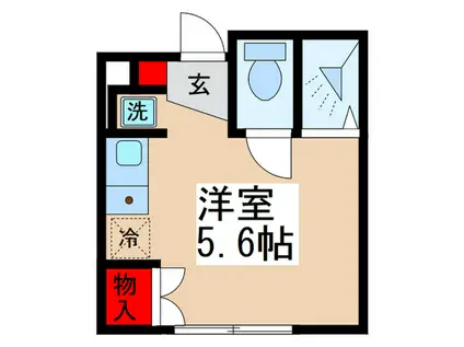 ライフ小竹向原(ワンルーム/2階)の間取り写真