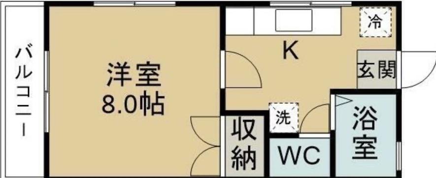 アットホームSATO(1K/2階)の間取り写真