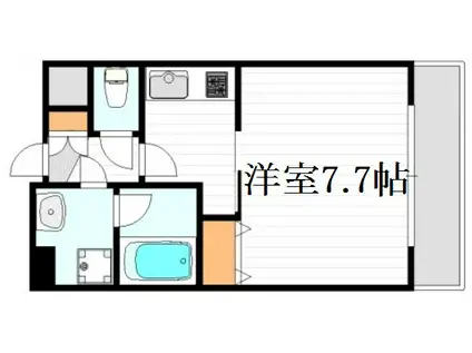 プレジオ・福島(1K/7階)の間取り写真