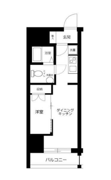 ROXIS日暮里 ロクシス日暮里(1LDK/2階)の間取り写真