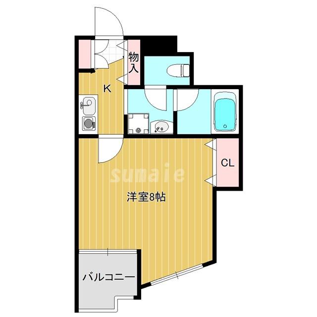 光陽ビル(1K/2階)の間取り写真
