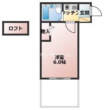 サンパレス21南武庫之荘(1K/1階)の間取り写真