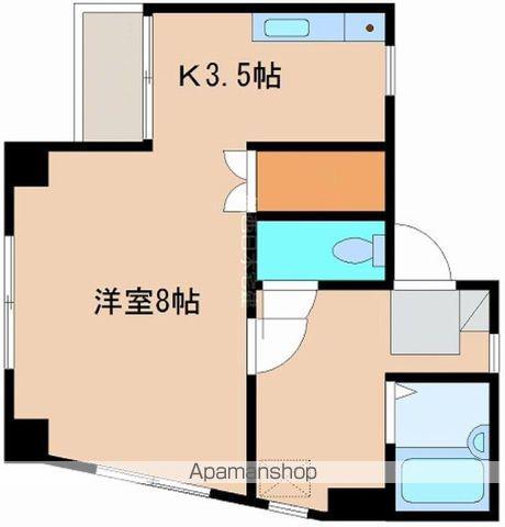 サンパーク谷川(1K/3階)の間取り写真